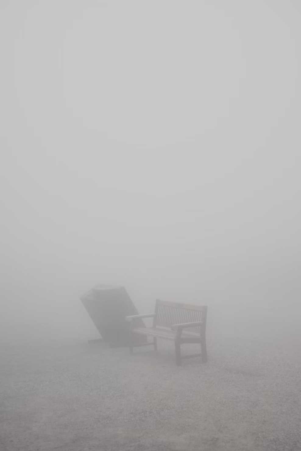 Furniture in fog