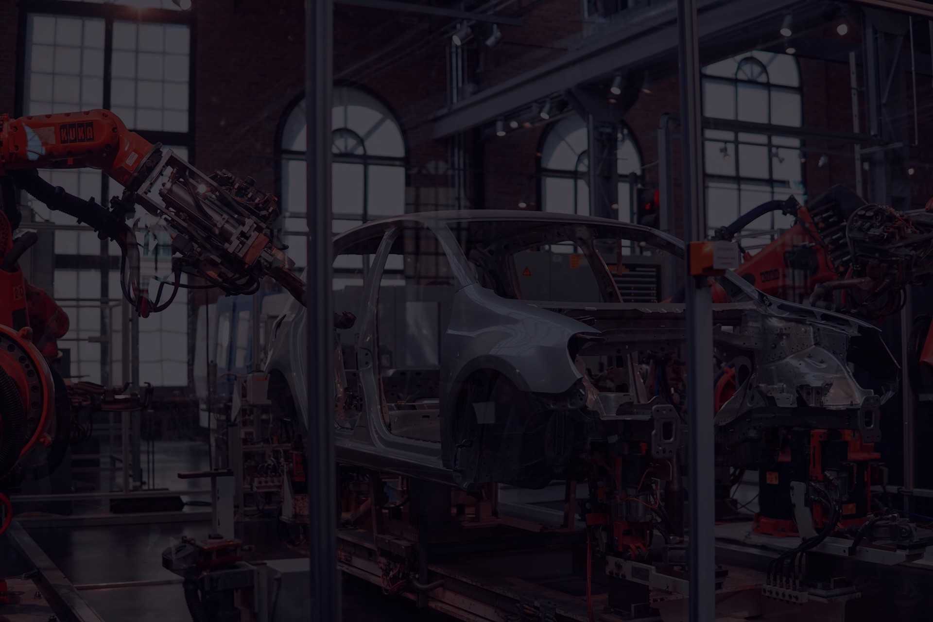 An automated car production line